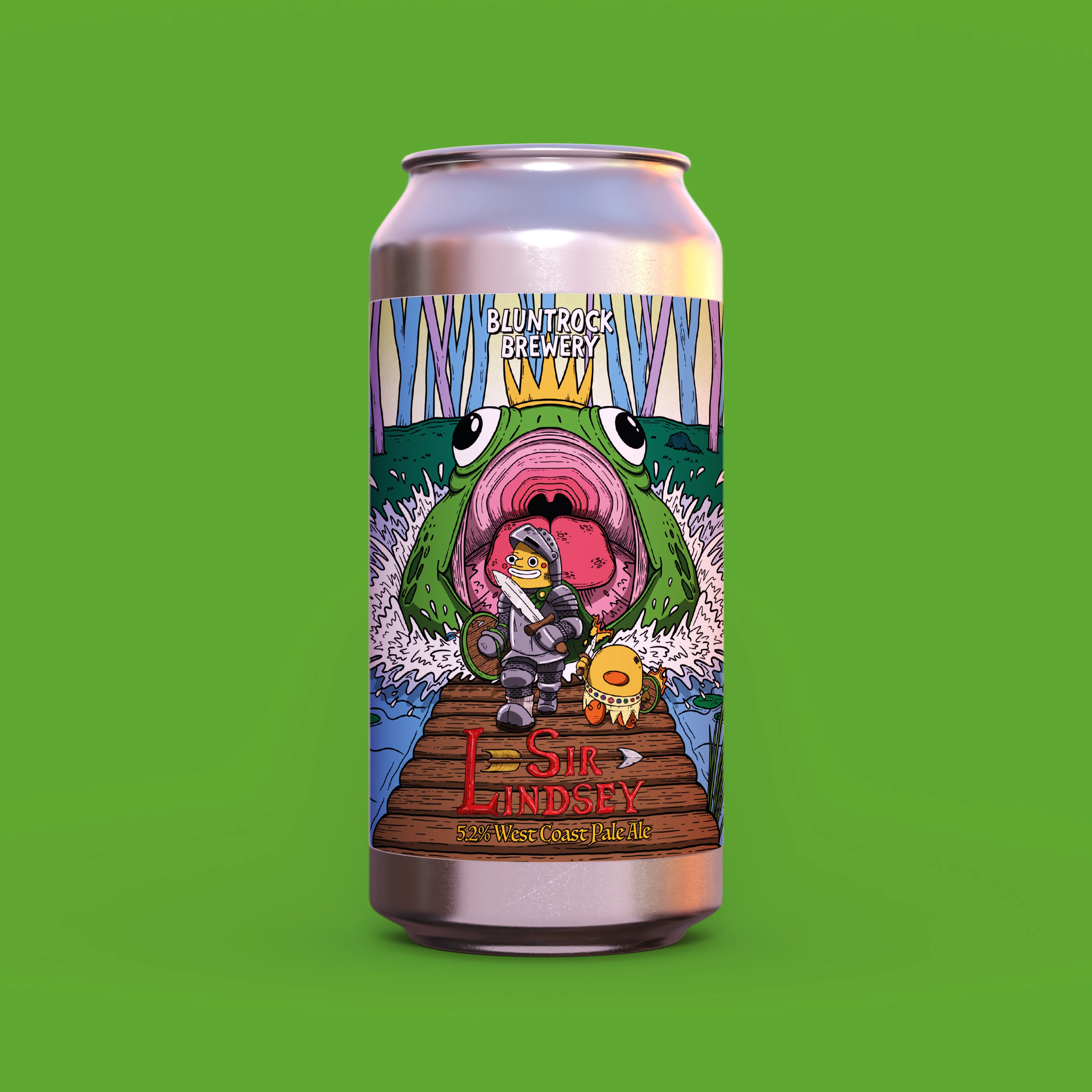Sir Lindsey & The Frog King - 5.2% West Coast Pale Ale - 440ml