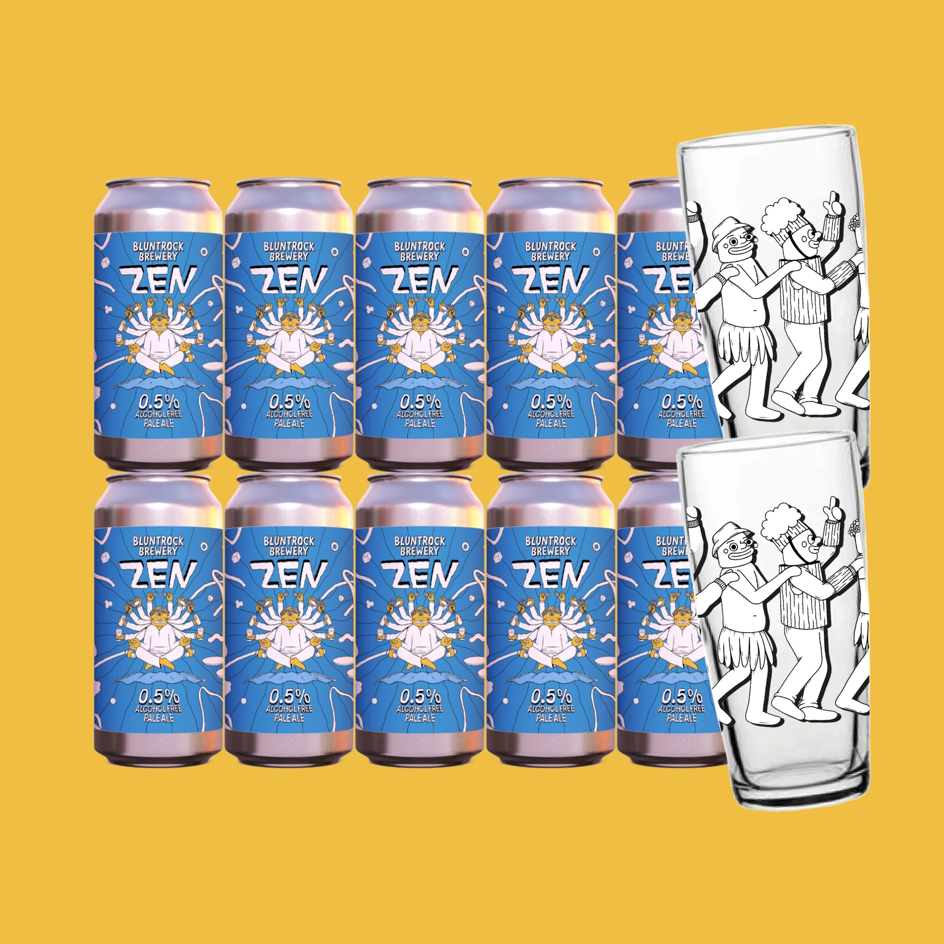 Zen 10 Pack + 2 Free Glasses